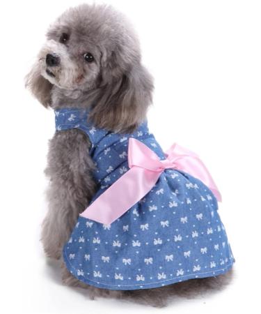 Mipcase Puppy Sundress Girl Dog Dresses Puppy Summer Clothes Girl Puppy Dress up Dogs Summer Doggie Dresses Dog Dresses for Small Dogs Shirt for Girls Dog Cloth for Summer Vest Watermelon L Picture 1 - Buy Online on GoSupps.com