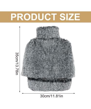 Buy Foot Warmers Without Electricity - 2L Hot Water Bottle for Feet | Soft Heating Pads for Men Women & Children - Perfect for Bedroom Living Room & Office (Black & White) - Buy Online on GoSupps.com