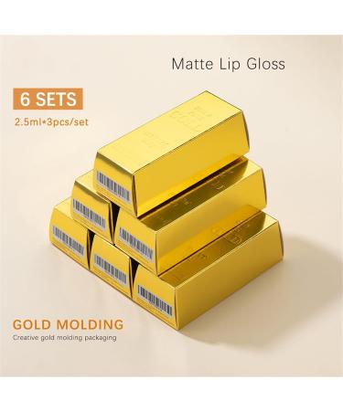 3 Pack Liquid Lipstick Lip Pigment Waterproof Moisturizing Formula - Buy Online on GoSupps.com