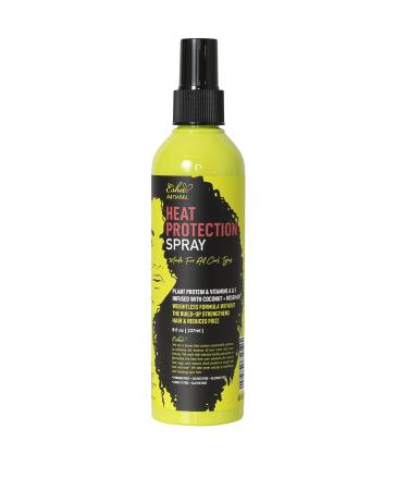 Esha Girl Natural Heat Protection Spray Especially for 3C & 4C Curly Hair Up to 450F - For All Hair - All Natural Ingredients - Paraben Sulfate Alcohol Cruelty Gluten Free - Vegan 8 oz 8 Fl Oz (Pack of 1)