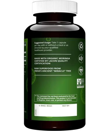 MRM Moringa Leaf Capsules | 60 Vegan Capsules for Health & Wellness - Buy Online on GoSupps.com