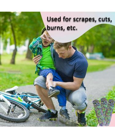 Glitter Adhesive Bandages for Teens - 100 Sterile Individual Band-Aids for Boys & Girls | Fun Wound Care Solution - Buy Online on GoSupps.com