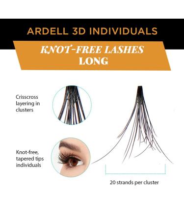 Ardell 3D Individuals Long Black 4 Pack - Get Stunning Lashes Now! - Buy Online on GoSupps.com