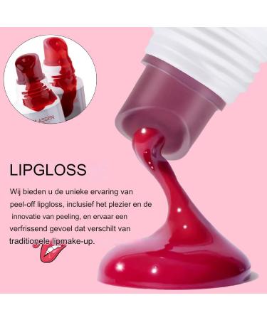 Waterproof Peel Off Lip Stain 6x Long Lasting TearOff Lip Gloss Smudgeproof lipstick for weddings gatherings and events Vibrant lip color with allover comfort - Buy Online on GoSupps.com