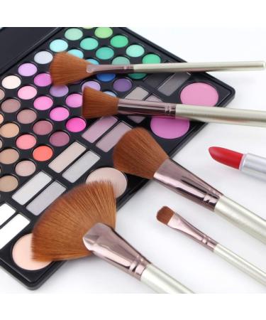 22-Piece Professional Makeup Brush Set - Kabuki Blending Eye Shadow & Blush | International Shipping Available - Buy Online on GoSupps.com