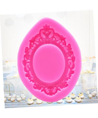 Zerodeko Gummy Moulds Picture Frames Silicone Molds Photo Frame Silicone Baking Mold Silicone Fondant Molds Silicone Cake Mold DIY Baking Molds Vintage Tool Photo Frame Fondant Mold medium Pink - Buy Online on GoSupps.com