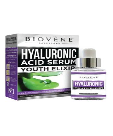 Biov ne Hyaluronic Acid Serum - Highly Effective Anti-Ageing Hyaluronic Serum for Face - Combats Fine Lines Wrinkles and Dullness - Moisturises Brightens and Tightens Skin (30ml)