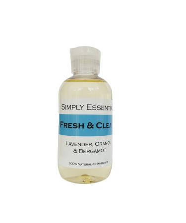 Simply essential Fresh and Clean Beard oil with Orange Lavender & Bergamot 100ml Natural cleansing essential oils