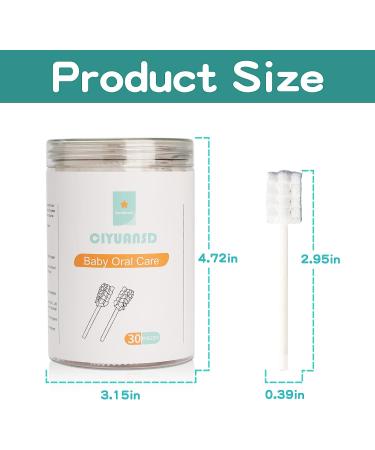 Esonto Baby Tongue Cleaner & Toothbrush Set | 30 Disposable Infant Toothbrushes | 2 Finger Toothbrushes | Baby Oral Cleaning Stick | Dental Care for Ages 0-36 Months - Buy Online on GoSupps.com