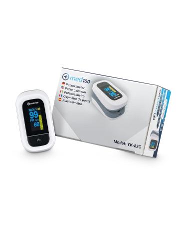 Buy MED100 Pulse Oximeter | Accurate Heart Rate & Oxygen Saturation Measurement | International Shipping Available - Buy Online on GoSupps.com