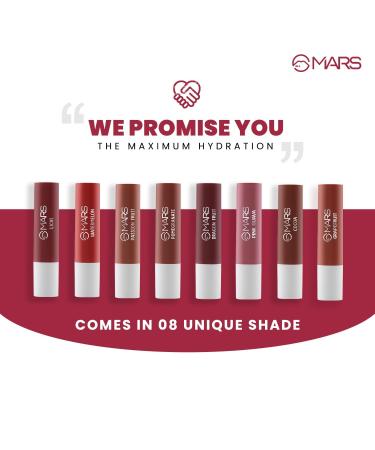 MA..RS/Aqua Splash Tinted Lip Balm Enriched with Shea Butter Jojoba Oil Vitamin-E & Cocoa Extract | Repair Chapped Lips | Non-Sticky Moisturising & Nourishing (3.0 gm) (03-DRAGON FRUIT) - Buy Online on GoSupps.com