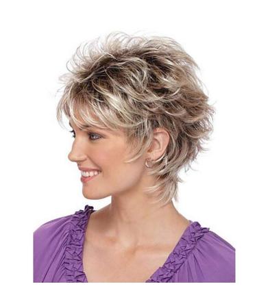 Shop Brazilian Rose Hair Full Wig - Naturally Looking Blonde Wigs for Women | Short Curly Real Hair Styles - Buy Online on GoSupps.com