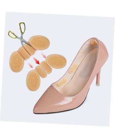 FRCOLOR 4 Pairs Butterfly High Heel Cushions - Self-Adhesive Silicone Shoe Inserts for Women - Comfortable Heel Grips & Liners (10x4CM - Buy Online on GoSupps.com