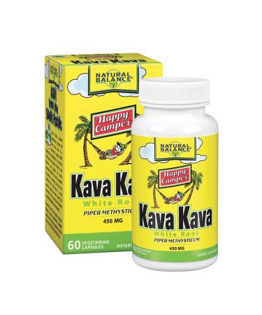 Natural Balance Kava Kava White Root 450 mg 60 Vegetarian Capsules