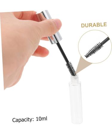 PLAFOPE 8pcs Mascara Empty Tube Empty Mascara Tube and Wand Diy Mascara Bottle Miss Growth Fluid Round - Buy Online on GoSupps.com