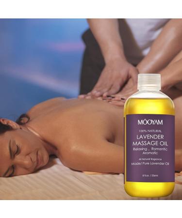 Cellulite Massage Oil | Relaxing Lavender Spa Essential Oils for Body & Muscle Care | Povanjer Gua Sha Massage - Buy Online on GoSupps.com