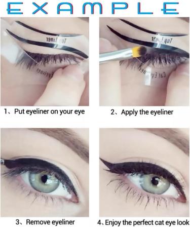 Eyeliner Disc - 6-in-1 Precise Stencil for Cat-Eye & Smokey Eyes | Shop Internationally - Buy Online on GoSupps.com