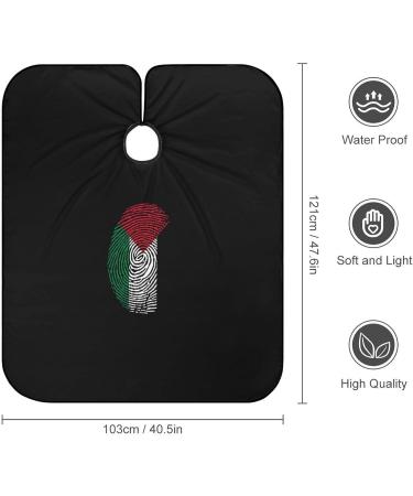 Palestine Flag Barber Cape - Professional Hair Cutting Apron for Kids | Cute & Durable - Buy Online on GoSupps.com