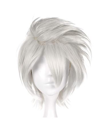 CoolChange Cosplay Wig of Kakashi Hatake | White