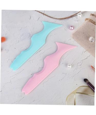 Vaguelly Eyeliner Silicone Plate 2pcs Multi-Function Eyeliner Stencil Eyelash Makeup Tool Silicone Mascara Applicator Silicone Eyeliner Aid Eyeliner Stencils - Buy Online on GoSupps.com