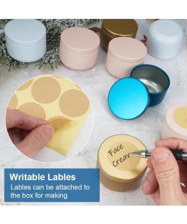 12-Pack 50ml Aluminum Empty Cream Jars with Stickers & Spatulas - Ideal for Cosmetics Lotions & Travel - Buy Online on GoSupps.com