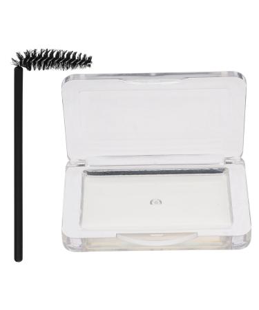 TEHAUX Gel Fixateur pour Sourcils Transparent Incolore Savonnette Coiffant et Brosse Kit Maquillage Sourcils Naturel Accessoire Coiffage Femmes