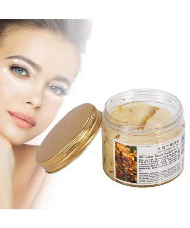 Eye Mask 80pcs Bottle Golden Osmanthus Moisturizing Patch For Eyelids Wrinkle For Loosening Dark Circles Removal