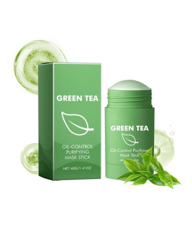 Rubu22a 2 pieces Green Tea Mask Stick green tea deep cleansing mask stick blackhead remover for face mask natural extract for oil control and deep cleansing face mask 2 pieces 033 ml 300er Pack