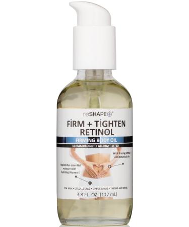 Reshape+ Retinol Firming Body Oil Skin Care Moisturizer W/Vitamin E - Nourishing Lifting & Hydrating Body Oil To Improve Look Of Wrinkles Crepey Skin Dry Skin & Stretch Marks 3.8 Fl Oz