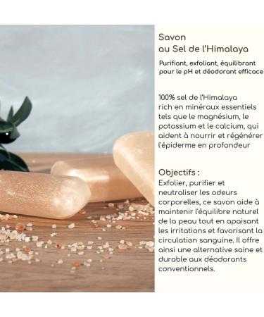 Savon au Sel de l'Himalaya Exfoliation Naturelle Purifiant Intense pour Peaux Mixtes et Grasses Sel de l'Himalaya 1 unit (Lot de 1) - Buy Online on GoSupps.com
