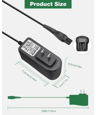 Philips Norelco Charger Cord for HQ8505 2300 7000 5000 3000 Series Electric Shavers - JOVNO 15V Adapter - Buy Online on GoSupps.com