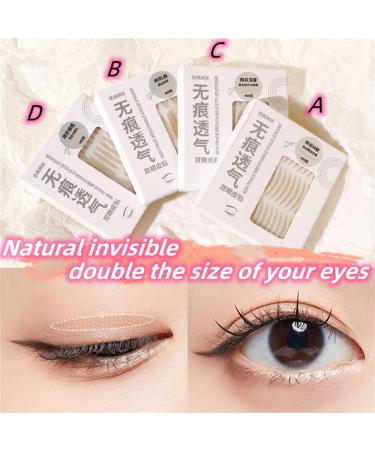 Buy 4 Boxes Invisible Eyelid Tape - Instant Lift for Saggy & Hooded Eyes Breathable & Waterproof - Includes Fork Rods & Tweezers - Buy Online on GoSupps.com