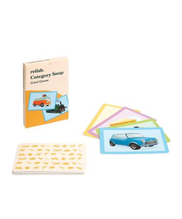 Relish - Category Snap Matching Card Game Large Images - Alzheimer's & Dementia Activities Toys for Elderly/Seniors 3-in-1 Game