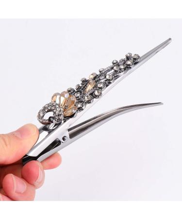 Buy Vintage Rhinestone Hair Clips - Large Glitter Barrettes & Hair Accessories for Women | International Shipping - Buy Online on GoSupps.com