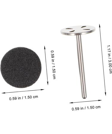 FRCOLOR 2 Sets Nail Polishing Sheets Sanding Disc Manicure Tools Power Tools Electric Grinding Slices Exfoliating Tools Nail Accessories Wisking Tool Electric Mini Nail File Lava Stone - Buy Online on GoSupps.com