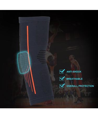 Elbow Compression Arm Sleeve Brace for Tendonitis Arthritis Tennis Golf Basketball - Buy Online on GoSupps.com