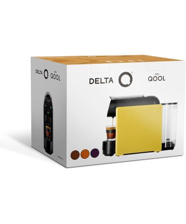 Delta Q MiniQool - Automatic capsule coffee machine pack - Tank with 7 capsule capacity - Includes 1 x 40 Qalidus coffee capsules + 1 x 10 DeQafeinatus capsules - Grey - Buy Online on GoSupps.com