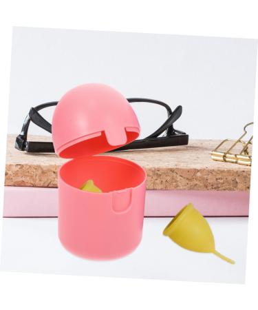 Moluckfu Menstrual Cup Holder - 2PCS Colorful Storage Box for Home Cleaning & Organization | Compact Menstrual Cup Supply Tool - Buy Online on GoSupps.com