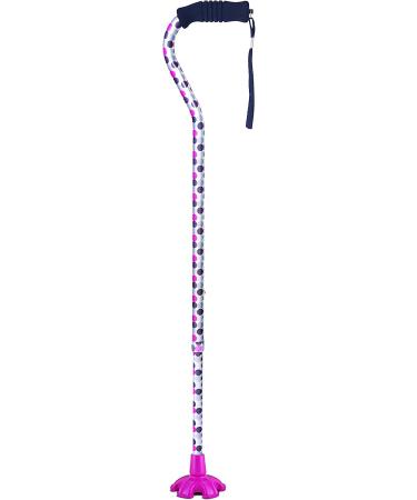 Essential Medical Supply Super Big Foot Standing Cane Tip - Pink | Flexes for Stability with Six Feet - Buy Online on GoSupps.com