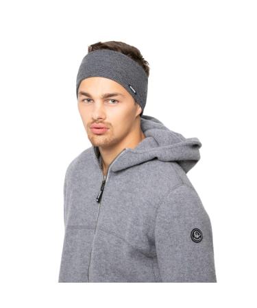 Giesswein Headband Kanzelwand - Unisex Merino Wool Outdoor Hair Band for Winter Sports - Slate Color - Buy Online on GoSupps.com