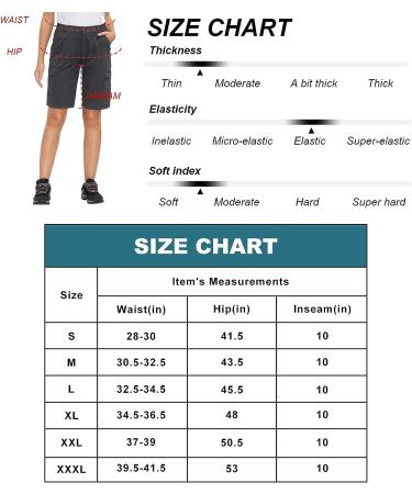 Libin Women's Lightweight Quick Dry Cargo Hiking Shorts - Black Large - Buy Online on GoSupps.com