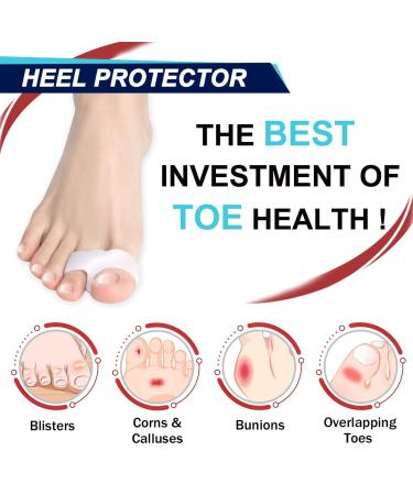 Bunion Corrector 14 Pack for Women Men - Toe Separator Stretchers with Gel Spacers, Hammer Toe Straightener - Bunion Relief & Toe Alignment - Prevent Overlapping Toes, Corns, Blisters - Buy Online on GoSupps.com