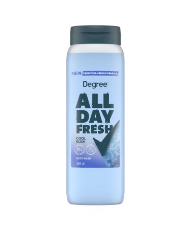 Degree All Day Fresh Body Wash Cool Rush Deep Cleansing 20 FO