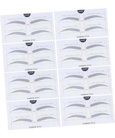 Ipetboom 2 Makeup Kits Eyebrow Card Beauty Kit Eyebrow Makeup Tools Eyebrow Stickers Simple A607 Card - Buy Online on GoSupps.com