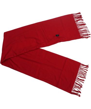 USB Heated Loop Scarf with Tassel | 3 Temperature Settings | Cold Weather Warmth in Red - Buy Online on GoSupps.com