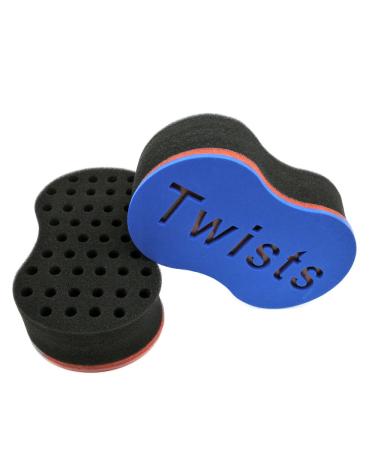 BEWAVE Hair Brush Sponge Twist Wave Barber Tool for Dreads Afro Locs - Includes 1 Hair Pick - Black, 1 Pack - Buy Online on GoSupps.com