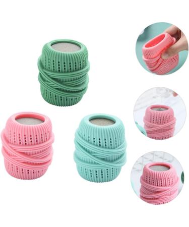 Healeved 3pcs Set Washing Machine Laundry Ball Non Scrubbing Washing Balls Anti Winding Laundry Washing Machine Soap Ball Dryer Washing Soap Dryer Porcupine Sponge Clothes Washing - Buy Online on GoSupps.com