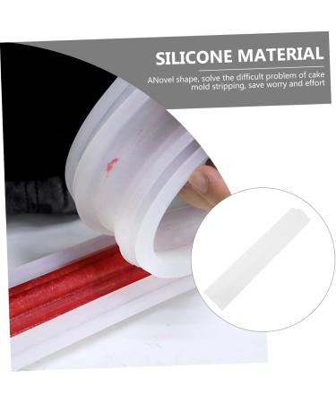 STOBOK Handmade Soap Sandwich Silicone Molds Embedded Soap Mold Homemade Cake Mold Simple Epoxy Resin White 32.2X6.2cm - Buy Online on GoSupps.com