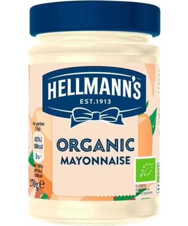 Organic Hellmann's Mayonnaise 270g - Pure, Creamy, and Delicious - Buy Online on GoSupps.com