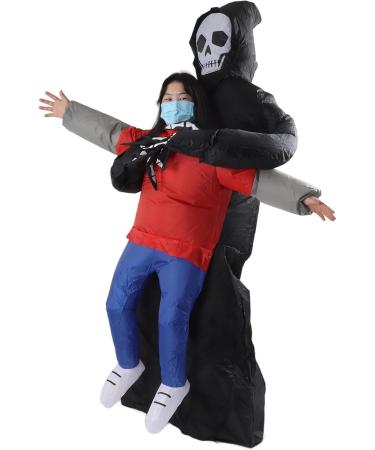 Buy Ghost Inflatable Costume for Adults - Creepy Spirit Funny Waterproof Halloween Party Cosplay Props - Buy Online on GoSupps.com